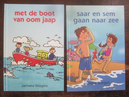 Janneke Wiegers AVI start/boot van oom Jaap/saar en sem zee, Boeken, Kinderboeken | Jeugd | onder 10 jaar, Zo goed als nieuw, Ophalen of Verzenden