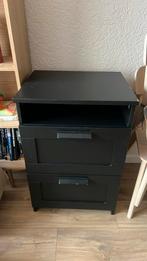 Nachtkastje zwartbruin, Doe-het-zelf en Verbouw, Platen en Panelen, Ophalen, Gebruikt, Overige materialen, 20 tot 50 mm