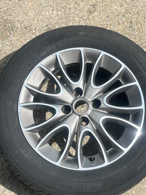 Fiat Punto EVO lichtmetalen velgen 4 stuks met zgan banden, Auto-onderdelen, Banden en Velgen, Banden en Velgen, Winterbanden