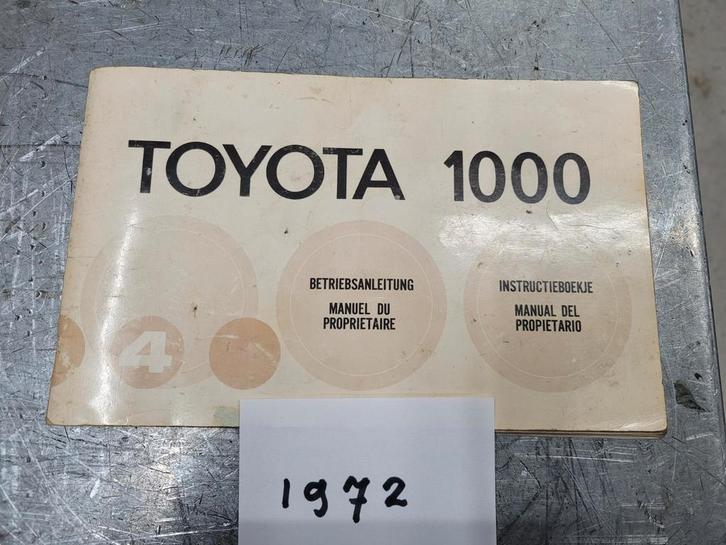 Toyota instructieboekjes uit de jaren 70!, Cd's en Dvd's, Cassettebandjes, Ophalen of Verzenden