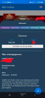 4 kaartjes Beste Zangers in Ahoy, eerste Ring rij 7, Twee personen, November