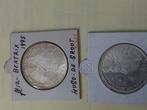 10 gulden munten 2 x Hugo de Groot., Postzegels en Munten, Munten | Nederland, Ophalen of Verzenden, 10 gulden