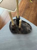 H&m marmer plaat en kaarshouders, Ophalen of Verzenden, Zo goed als nieuw, Rond, Hout