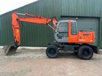 Hitachi ZX 130 W mobiele kraan (bj 2003), Zakelijke goederen, Machines en Bouw | Kranen en Graafmachines, Graafmachine