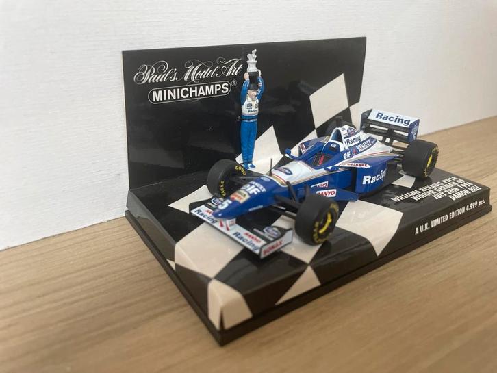 Minichamps Hill Williams 1996 1:43 fanclub edition, Hobby en Vrije tijd, Modelauto's | 1:43, Gebruikt, Ophalen of Verzenden