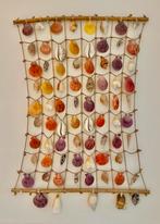 Mooi klein schelpen decoratie gordijn 74x58cm, Huis en Inrichting, Ophalen, Gebruikt