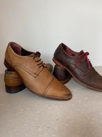 Manfield herenschoenen 2 Paar! Maat 40, Ophalen of Verzenden, Zo goed als nieuw, Bruin