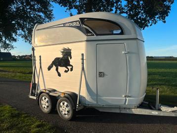 Nette aluminium ATEC centaurus 2 paards paardentrailer! beschikbaar voor biedingen