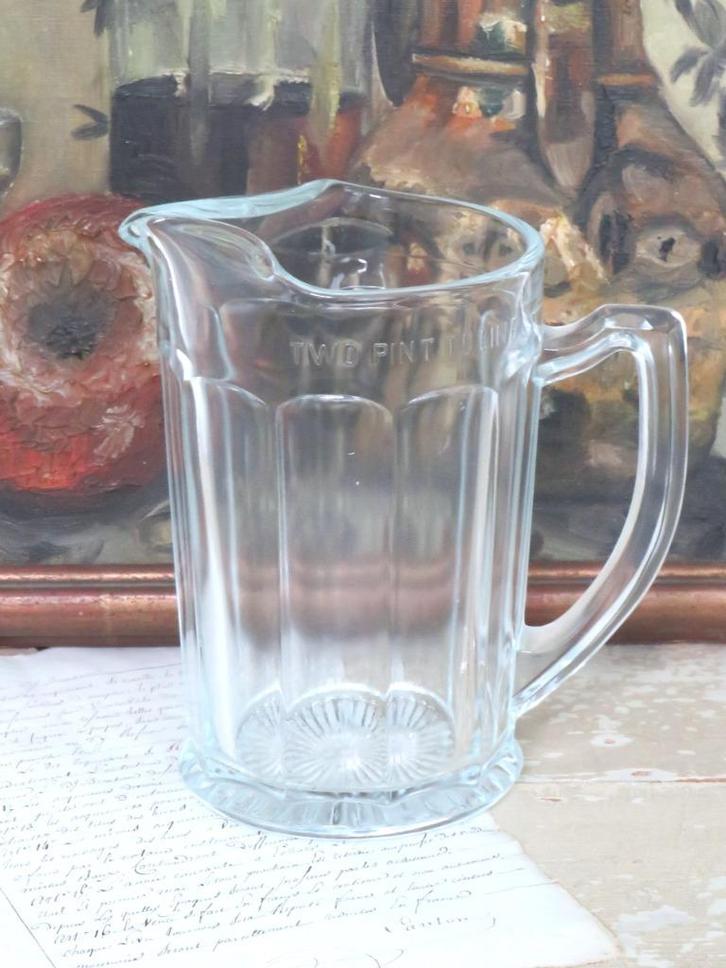 Glazen kan, Antiek en Kunst, Curiosa en Brocante, Ophalen of Verzenden