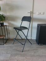 4 stuks zwarte inklapbare barkrukken (IKEA Franklin), Huis en Inrichting, Ophalen, Zo goed als nieuw
