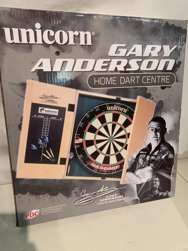 Unicorn Gary Anderson home dart Centre, Sport en Fitness, Darts, Nieuw, Pijlen, Ophalen