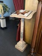 antieke katheder, kansel, lessenaar 130cm  rose marmer NICHE, Huis en Inrichting, Woonaccessoires | Zuilen en Pilaren, Ophalen
