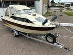 Hille Sealine Conti 18 met Yamaha 70 pk en Boottrailer, Watersport en Boten, 50 pk of meer, Ophalen of Verzenden, Zo goed als nieuw