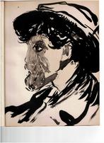 Kees van Dongen - pochoir -- Portrait d homme - 1925, Antiek en Kunst, Ophalen of Verzenden