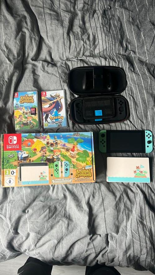 LIMITED EDITION! Switch Animal Crossing: New Horizons, Spelcomputers en Games, Spelcomputers | Nintendo Switch, Zo goed als nieuw