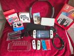 Switch OLED met veel accessoires, Spelcomputers en Games, Ophalen, Zo goed als nieuw, Met 1 controller, Switch OLED