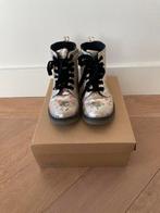 Schoenen veterboots Friboo goud bloemen meisje maat 31, Meisje, Ophalen of Verzenden, Zo goed als nieuw, Schoenen
