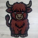 Schootse Hooglandrund Highland Koe vloerkleed, 50 tot 100 cm, Verzenden, 50 tot 100 cm, Overige vormen