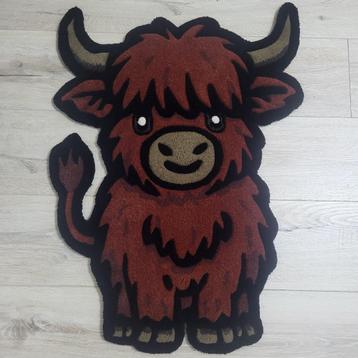 Schootse Hooglandrund Highland Koe vloerkleed  beschikbaar voor biedingen