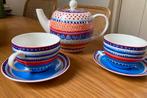 Oilily theepot +2 x kop& schotel, Overige typen, Nieuw, Ophalen of Verzenden, Overige stijlen
