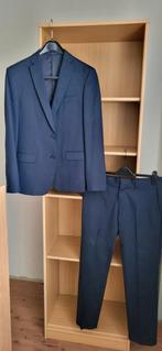 Donkerblauw kostuum. Maat 48, slim fit., Ophalen, Gedragen, Maat 48/50 (M), Blauw