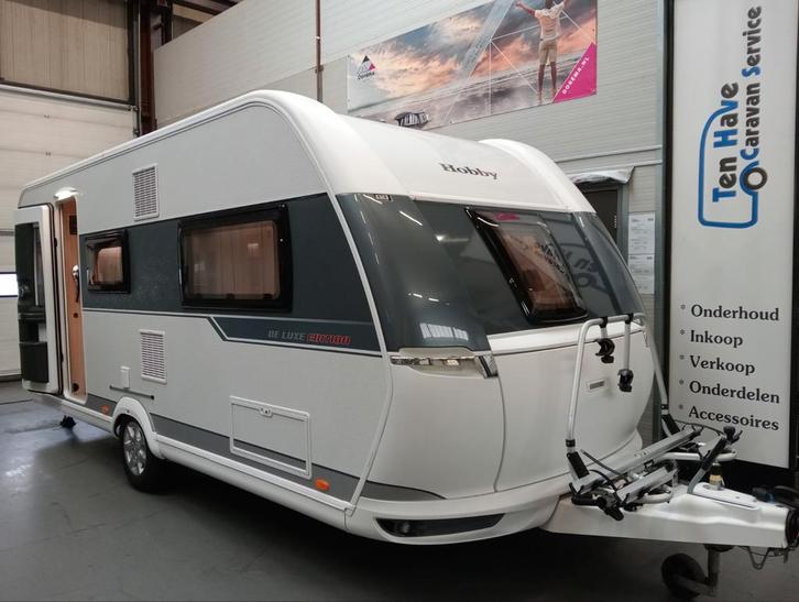Hobby De Luxe Edition 495 UL prachtige caravan veel opties !, Caravans en Kamperen, Caravans, Bedrijf, tot en met 4, 1250 - 1500 kg