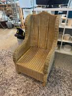 Fauteuil rotan riet, Ophalen, Zo goed als nieuw, Bruin, Eén