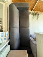 Superfijne grijze 4 persoonsbank, Huis en Inrichting, Banken | Bankstellen, Ophalen, Gebruikt, 75 tot 100 cm