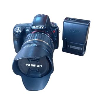 Sony SLT-A33 Spiegelreflexcamera + Tamron af 18-200mm f/3.5- beschikbaar voor biedingen