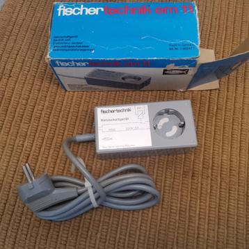 Fischer Technik EM 11 vNetvoeding schakelaar beschikbaar voor biedingen