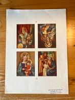 Drukproef Religieuze Prentjes, ca. 1955, Antiek en Kunst, Antiek | Religie, Ophalen of Verzenden