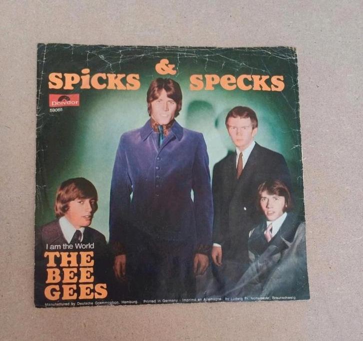 Bee Gees  - Spicks & Specks, Cd's en Dvd's, Vinyl Singles, Gebruikt, Single, Pop, 7 inch, Ophalen of Verzenden