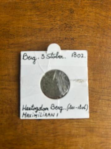 Stuber zilver 1802 beschikbaar voor biedingen