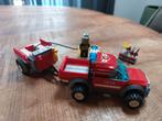 Lego City 7942 Brandweerauto met aanhanger, Ophalen of Verzenden, Zo goed als nieuw, Complete set, Lego
