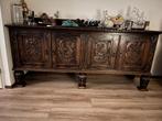 Antiek eiken dressoir ca 1920, Ophalen, Zo goed als nieuw, 25 tot 50 cm