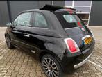 EXCLUSIEVE FIAT GUCCI 500C 0.8 Dualogic C 2013 Zwart, 86 pk, Cabriolet, Zwart, Leder