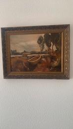 Schilderij onbekende schilder, Antiek en Kunst, Kunst | Schilderijen | Klassiek, Ophalen