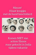 Handbeschilderde Kast knopjes - Unieke Set van 8, Huis en Inrichting, Ophalen of Verzenden, Nieuw