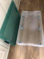 Opbergboxen 3x, Doe-het-zelf en Verbouw, Kratten en Dozen, Ophalen, Zo goed als nieuw, Doos, Minder dan 35 cm
