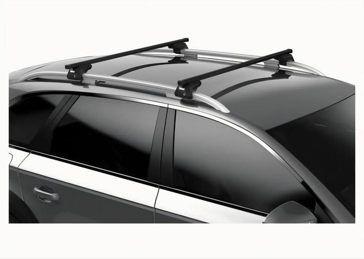 Thule dakdragers squarebar, 120cm, voor open dakrails, Auto diversen, Dakdragers, Zo goed als nieuw, Ophalen