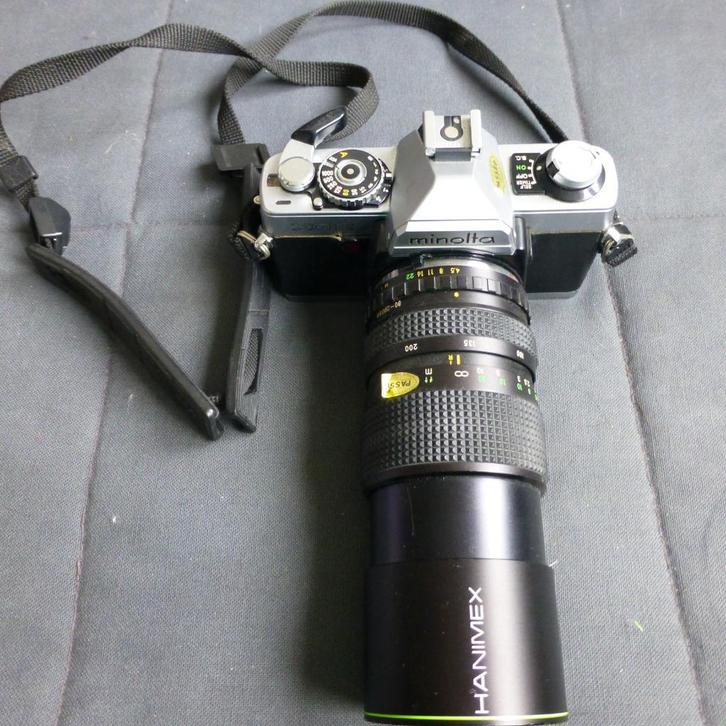 Minolta XG camera, Audio, Tv en Foto, Fotocamera's Analoog, Gebruikt, Spiegelreflex, Minolta, Ophalen of Verzenden