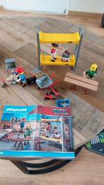 Playmobil city action stelling met werklieden 70446, Ophalen of Verzenden, Zo goed als nieuw