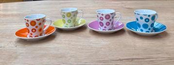 8 Vintage LBVYR Kop en Schotels in Originele Doos beschikbaar voor biedingen