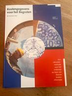 Kostengegevens voor het Begroten - Elsevier, Ophalen of Verzenden, Zo goed als nieuw, HBO, Elsevier