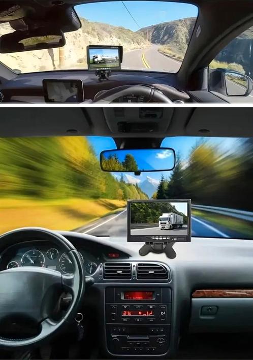 7 inch achteruitrijcamera set met 15m kabel. NIEUW, Auto diversen, Achteruitrijcamera's, Nieuw, Ophalen of Verzenden