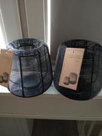 Kandelaars, Huis en Inrichting, Lampen | Lampenkappen, Zwart, Rond, Ophalen of Verzenden, Zo goed als nieuw