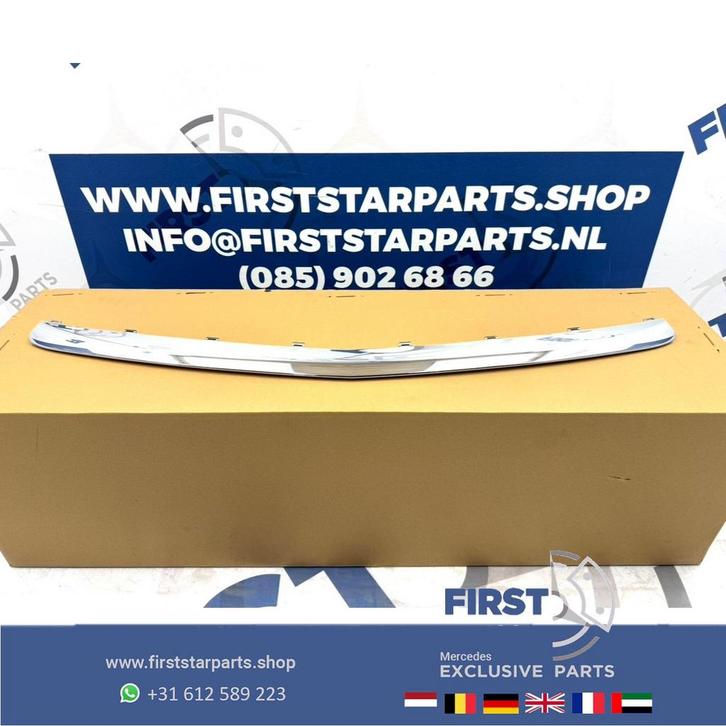 A1778854202 BUMPER LIP W177 A KLASSE W118 CLA SIERLIJST CHRO, Auto-onderdelen, Vrachtwagen-onderdelen, Mercedes-Benz, Carrosserie en Plaatwerk