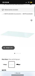Glasplaat ikea besta, Ophalen, Zo goed als nieuw, 25 tot 50 cm, Minder dan 100 cm