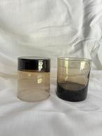 2 vintage Luminarc France whiskey glazen h8 cm en dia 7 cm, Ophalen of Verzenden, Zo goed als nieuw, Overige typen
