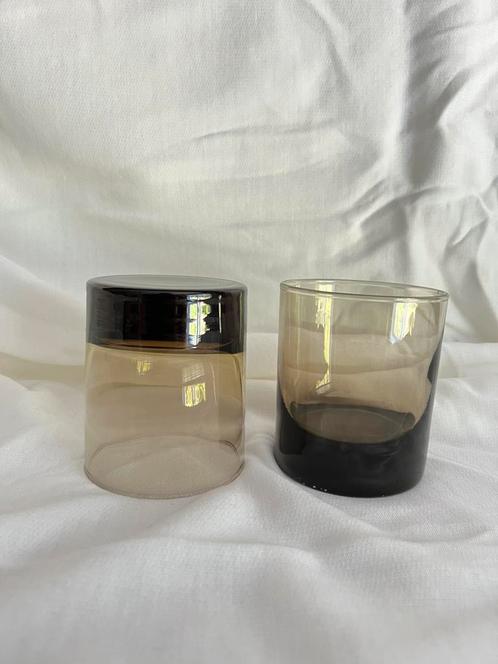2 vintage Luminarc France whiskey glazen h8 cm en dia 7 cm, Verzamelen, Glas en Borrelglaasjes, Zo goed als nieuw, Overige typen